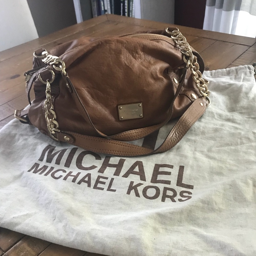 Michael Kors Brown Leather Purse